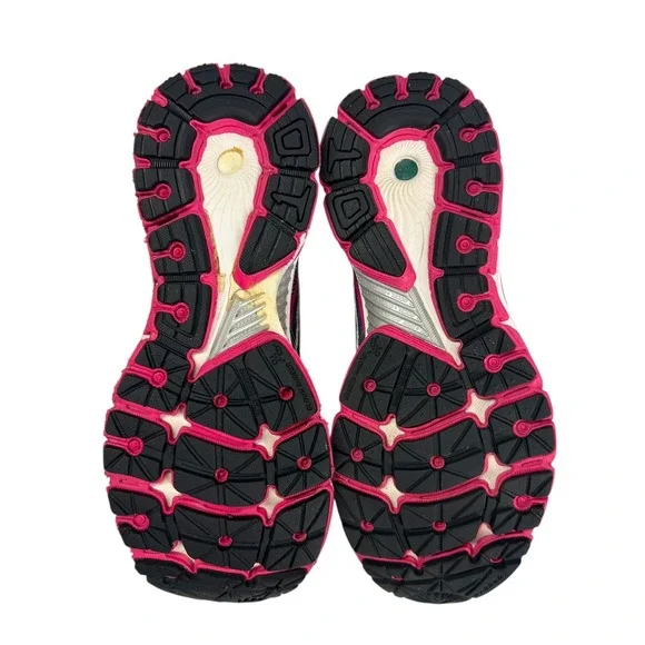 Brooks Glycerin 10 Womens 9.5 Running Sneakers Gray Pink Athletic Shoes - Picture 10 of 11